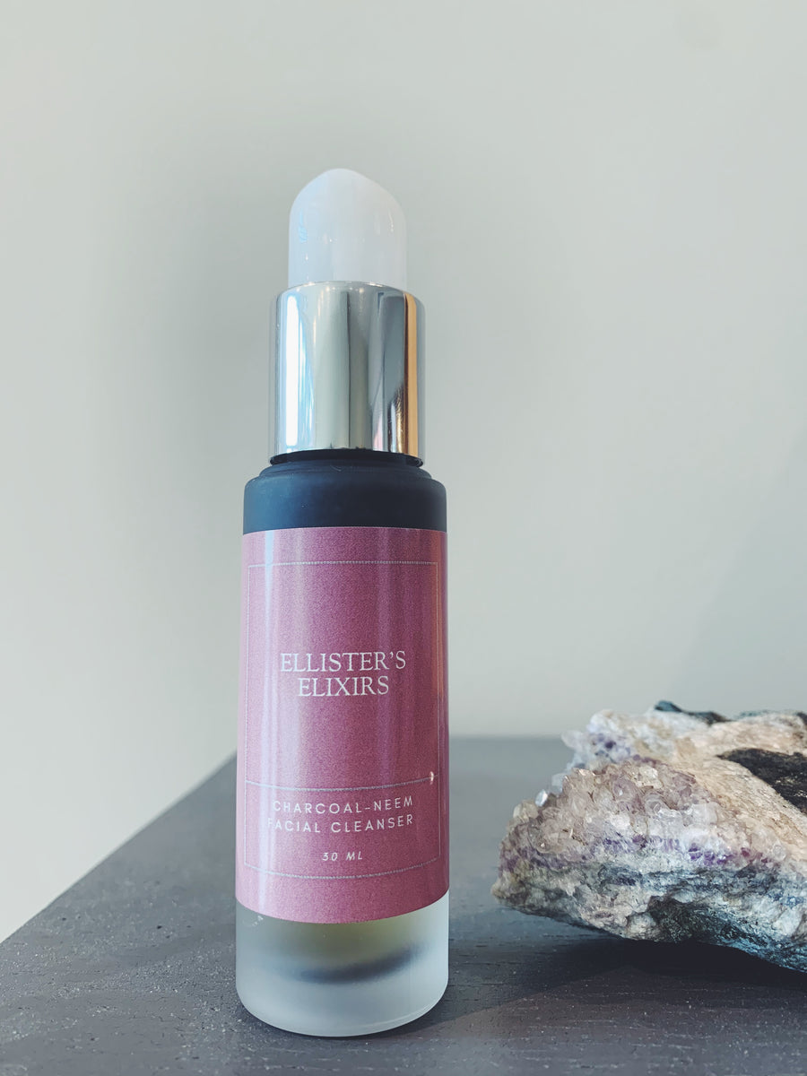 Activated CharcoalNeem Facial Cleanser Ellister's Elixirs