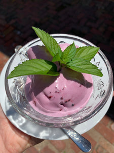 Black Raspberry Coconut Vegan Ice Cream