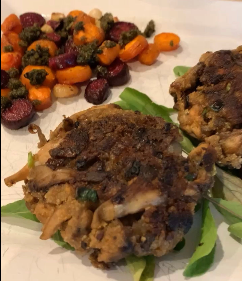 Lion's Mane "Crab" Cakes