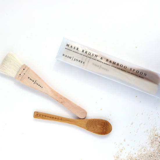 Mask Brush and Bamboo Spoon
