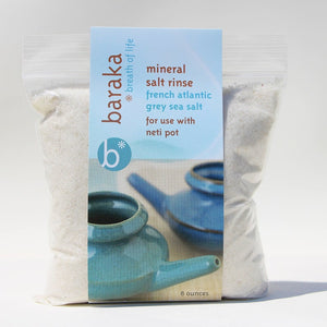 Baraka Mineral Sea Salt Rinse 8oz- French Atlantic Sea Salt