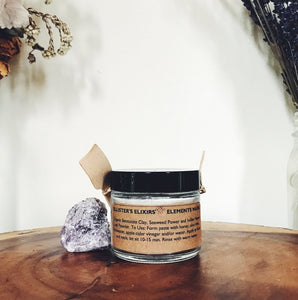 Earth Elements Facial mask, all natural skincare by Ellister's Elixirs in Lancaster, PA