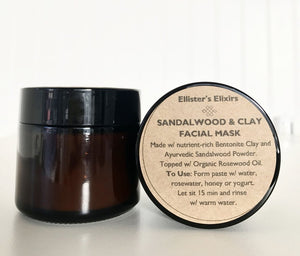 Sandalwood and Clay Facial Mask