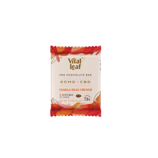 Vital Leaf CBD Chocolate Bar- Vanilla Bean Crunch