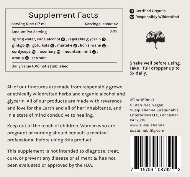 Mental Clarity Tincture